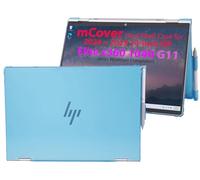mCover Étui uniquement compatible avec ordinateur portable Windows 2 en 1 HP Elite x360 1040 G11 2024 ~ 2025 14" (ne convient pas aux autres modèles HP) - Aqua
