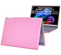 mCover Étui uniquement compatible avec ordinateur portable Windows Dell 14 Plus 2 en 1 DB04250/DB04255 14" 2025-2026 (ne convient pas aux autres modèles Dell) - Rose