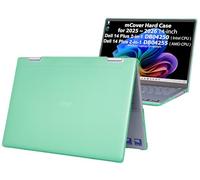 mCover Étui uniquement compatible avec ordinateur portable Windows Dell 14 Plus 2 en 1 DB04250/DB04255 14" 2025-2026 (ne convient pas aux autres modèles Dell) - Vert