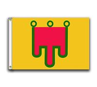 MCPACE Auvergne Les Drapeaux Banner 3x5ft-90x150cm 100% Polyester,Utilisé à l'intérieur et à l'extérieur
