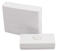 McPower 1534265 Sonnette de porte sans fil DB de 16 jusqu'à 50 m, 16 mélodies, IP44 Émetteur