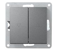 McPower Flair Interrupteur pour store vénitien haut et bas, 250 V ~/10 A, UP, anthracite, mat