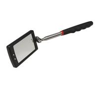 McPower Outil de rétroviseur télescopique avec LED 28 à 80 cm, Miroir 40 x 65 mm