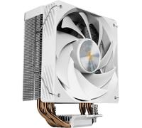 MCPU-X4,Dissipateur CPU 230W TDP,4x Heatpipes HCT Nouvelle Génération,Ventilateur PWM SI Extreme-Silence 120mm,Noyau en Cuivre Équilibré,Compatibilité Universelle Intel et AMD,Blanc