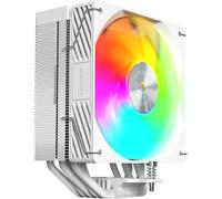 MCPU-X5ARGB,CPU Heatsink 280W TDP,5x New Generation HCT Heatpipes,120mm PWM SI Extreme-Silent ARGB Fan,Hyper-Balanced Copper Core,Universal Compatibility,White
