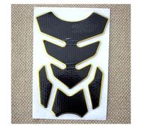 MCQNDS Autocollant Réservoir Moto Autocollant 3D pour Moto Protection De Réservoir D'essence pour B&MW(Jaune)