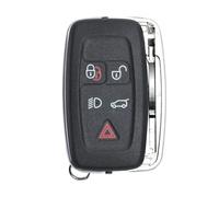 MCQNDS Boitier de oque Coque de clé pour L&and R&Over LR4, pour Range Rover, pour Range Rover Sport 2010 - 2015, pour Evoque 2012 Boitier Clé Voiture avec