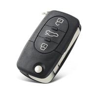 MCQNDS Boitier de clé Coque pour A-UDI TT 2001-2005 A4 A6 1997-2001 A8 1997-1999 A8 pour Quattro 1997-2001 5PCS 3 Boutons Flip Clé De Voiture Coque Boitier Clé Voiture avec