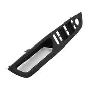 MCQNDS Poignée Porte Intérieure Gauche/droite Avec Couvercle En Cuir LHD Pour X5 X6 E70 E71 E72 2007-2014(Front left Black)