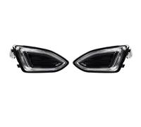 MCQNDS Pour Ford Pour Edge 2015-2018 LED Feu Antibrouillard Version US DRL Feux Antibrouillard Cadre De Couverture Grille Feux De Jour Feux De Jour (Gauche et droite)