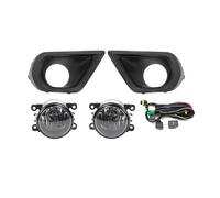 MCQNDS Pour Subaru Pour Forester 2014-2016 Feu Antibrouillard Phare Antibrouillard Couvercle Lunette Interrupteur Feux Antibrouillard Ensemble Avec Ampoule (1 Set)