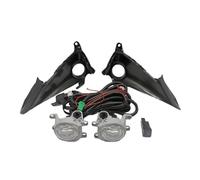 MCQNDS Pour Toyota Pour Corolla Hatchback 2019-2022 Kit Feux Antibrouillard Avant À LED Avec Faisceau Câbles Et Interrupteurs Couvercle Phare Antibrouillard (White fog set)