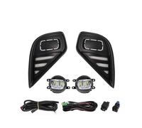 MCQNDS Pour Toyota Pour Highlander 2021 2022 DRL Feux De Jour Feux De Brouillard Feux De Jour Bicolore Blanc Jaune Fils Interrupteur (FULL SET)