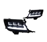 MCQNDS Pour Toyota Pour Hilux Pour VIGO 2011-2014 Phares Avant De Voiture DRL Clignotants LED Ensemble De Phares