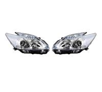 MCQNDS Pour Toyota Pour Prius ZVW30 2012 2013 2014 2015 Gauche Droite Avant Pare-chocs Phare Phare Conduite Clignotant(1 Pair,Blanc)