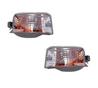 MCQNDS Pour Toyota RAV4 2000-2003 Voiture Gauche Droite Pare-chocs Avant Feu Antibrouillard Feu De Conduite Clignotant Feux De Brouillard Ensemble (Yellow 1 set)