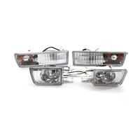 MCQNDS Pour VW Pour Golf 3 1992 1993 1994 1995 1996 1997 4PCS Phare Antibrouillard Pour Pare-chocs Avant Phare Clignotant Phare Antibrouillard (Blanc)