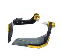 MCQNDS Protege Main Moto Garde-Mains pour Y&amaha YZF R7 YZF-R7 YZFR7, Accessoires De Moto Bouclier De Protection des Mains, Pare-Brise (Or)