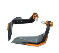 MCQNDS Protege Main Moto pour Kawasaki ER6N ER6F ER-6N ER-6F 2006-2016 1 Paire Moto Handguard Bouclier Main Garde Protecteur Pare-Brise (Orange)