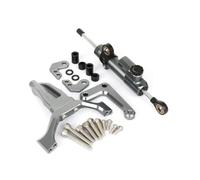 MCQNDS Support Montage D'amortisseur Stabilisateur Direction Pour MT09 | MT-09 SP 2024 2025(Grey 1 set 1)