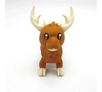 MCQWOMFQAK 3D Printed Diprotodon Tiger Ox Deer Articulated Animal Figures with Movable Joints Creative Craft Models Collectible Desktop Decor Gift(Deer-9cm)