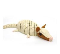 MCQWOMFQAK 3D Printed Diprotodon Tiger Ox Deer Articulated Animal Figures with Movable Joints Creative Craft Models Collectible Desktop Decor Gift(Armadillo-18cm)