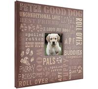 MCS Album de Scrapbooking Extensible pour Animal Domestique 10 Pages avec Couverture d'ouverture Photo et Pages de 30,5 x 30,5 cm, 34,3 x 31,8 cm, Chien
