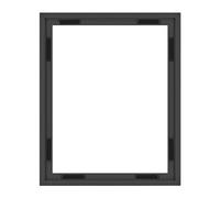 MCS Cadre pour Toile de 40,6 x 50,8 cm, Cadre Noir, 40,6 x 50,8 cm
