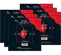 MCS Formats de cadres, 20,3 x 20,3 cm, noir, 6 pièces