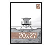 MCS Gallery Foundation Large cadre photo noir 50,8 x 68,6 cm - Vertical et horizontal - À suspendre au mur - Pour photos, affiches et impressions d'art