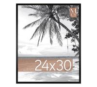 MCS Gallery Foundation Large cadre photo noir 61 x 76,2 cm - Vertical et horizontal - À suspendre au mur - Pour photos, affiches et impressions d'art