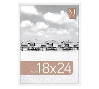 MCS Gallery Foundation Large cadre pour photos, affiches et impressions d'art, orientation verticale et horizontale, blanc, 45,7 x 61 cm