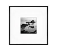 MCS Master & Co. Foundry Cadre mural en métal noir, 45,7 x 45,7 cm, passe-partout sur 20,3 x 20,3 cm