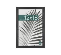 MCS Studio Gallery 30,5x46 cm Cadre en bois noir, vertical et horizontal, montage mural, grand cadre portrait rectangulaire, cadre pour poster et peinture (Pack of 1)