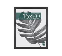 MCS Studio Gallery 41x51 cm Cadre en bois noir, montage mural vertical et horizontal, grand cadre pour photos, affiches et peintures (Pack de 1)