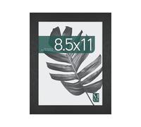 MCS Studio Gallery Cadre Photo Effet Bois Noir 21,6 x 27,9 cm, 8.5x11 inch