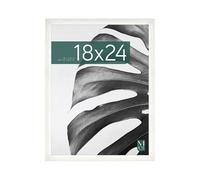 MCS Studio Gallery Lot de 1 Cadre Photo, 45,7 x 61 cm, Grain de Bois Blanc pour Photos, Affiches et Impressions d'art