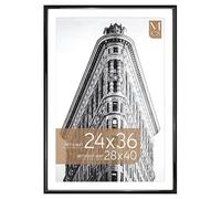 MCS Trendsetter Grand cadre pour affiche 61 x 101,6 cm - Affichage photo de 61 x 91,4 cm avec passe-partout ou 71,1 x 101,6 cm sans passe-partout - Cadre photo vertical et horizontal pour photos et