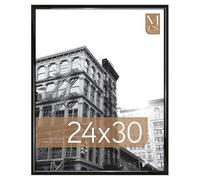 MCS Trendsetter Large Cadre pour Affiche 61 x 76,2 cm, Noir Brillant, Orientation Verticale et Horizontale - pour Photos, Affiches et Impressions d'art