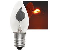 McShine Ampoule à effet décoratif - Bougie vacillante - E14-230 V - 3 W - Ampoule décorative pour décorations festives comme par exemple dans une couronne lumineuse