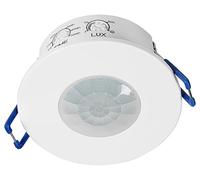 McShine - Détecteur de Mouvement Infrarouge IR à l'intérieur, Installation encastrée au Plafond | LX-420 | Portée 360° 8 m, IP65, Compatible LED, capteur de lumière pour Plafond intérieur