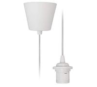 McShine Suspension de lampe - Douille à cordon - Douille E27-230 V - Câble de 1,2 m - Idéal pour la rénovation - Abat-jour au choix (câble textile)