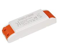 McShine Transformateur halogène électronique | 230 V vers 12 V | Intensité variable | 10-120 W | Charge minimale 10 W | Connecteur bornier | Compact 140 x 45 x 29 mm