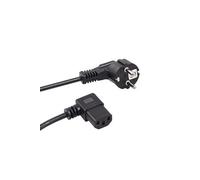 MCTV-802 - Câble d'alimentation - power CEE 7/7 (M) à angle vers le haut pour power IEC 60320 C13 à angle gauche - CA 220/250 V - 1.5 m