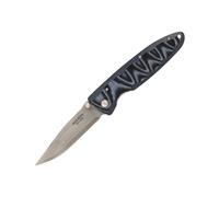 Mcusta MC-10D Classic Wave, lame en damas avec noyau VG-10, manche en micarta bleu