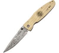 Mcusta Sengoku MC-185D Damas Micarta blanc
