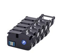 MCUXMVUMI 1-10pcs TP-R1002B TP-R100B Compatible Compatible du SUPVAN CHEEVE Thack Tube Ruban Ruban Compatible avec TP70 TP76 TP80 TP86 TP60I TP66I Machine de numérotation(5pcs TP-R100B)