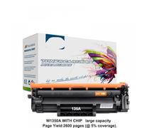 MCUXMVUMI 1 Cartouche de Toner Compatible PC Compatible avec 134A W1340A 135A W1350A 136A W1360A 137A Compatible avec M209DW MFP 234DW M235DWE 2. Pages 6K avec Puce(W1350A-WITH Chip)