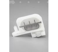 MCUXMVUMI 10pcs Petit Amortisseur Noir Compatible avec DX3 DX4 DX5 Compatible avec Les imprimantes de solvures R1800 1900 1390 2400 Filtre de trempage à tête d'impression Roland Mutoh(White Color)