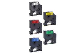 MCUXMVUMI ABCOLOR 45013 Table ÉQUIPE Compatible avec Les MODÈLES DE Rate D1 45013 45010 45018 40913 43613 Compatible avec LabelManager 160 280 Tailles 6 mm 9 mm 12 mm(Black on Silver)